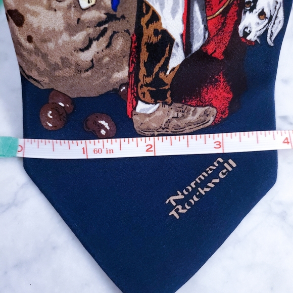 Norman Rockwell Trumpeter and Dog Tie - Picture 5 of 5